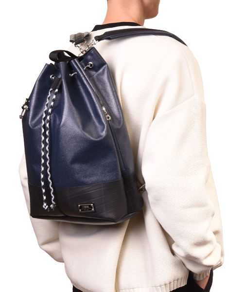 森野帆布コラボ／クロスボディリュックバッグ | 日本職人が作るメンズ