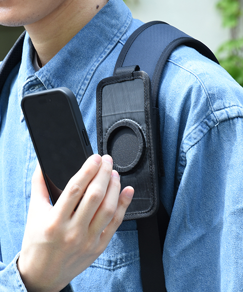 24aw Same Paper MagSafe ワンショルダーリュック ブラック 24aw Same Paper MagSafe ワンショルダーリュック ブラック 24aw